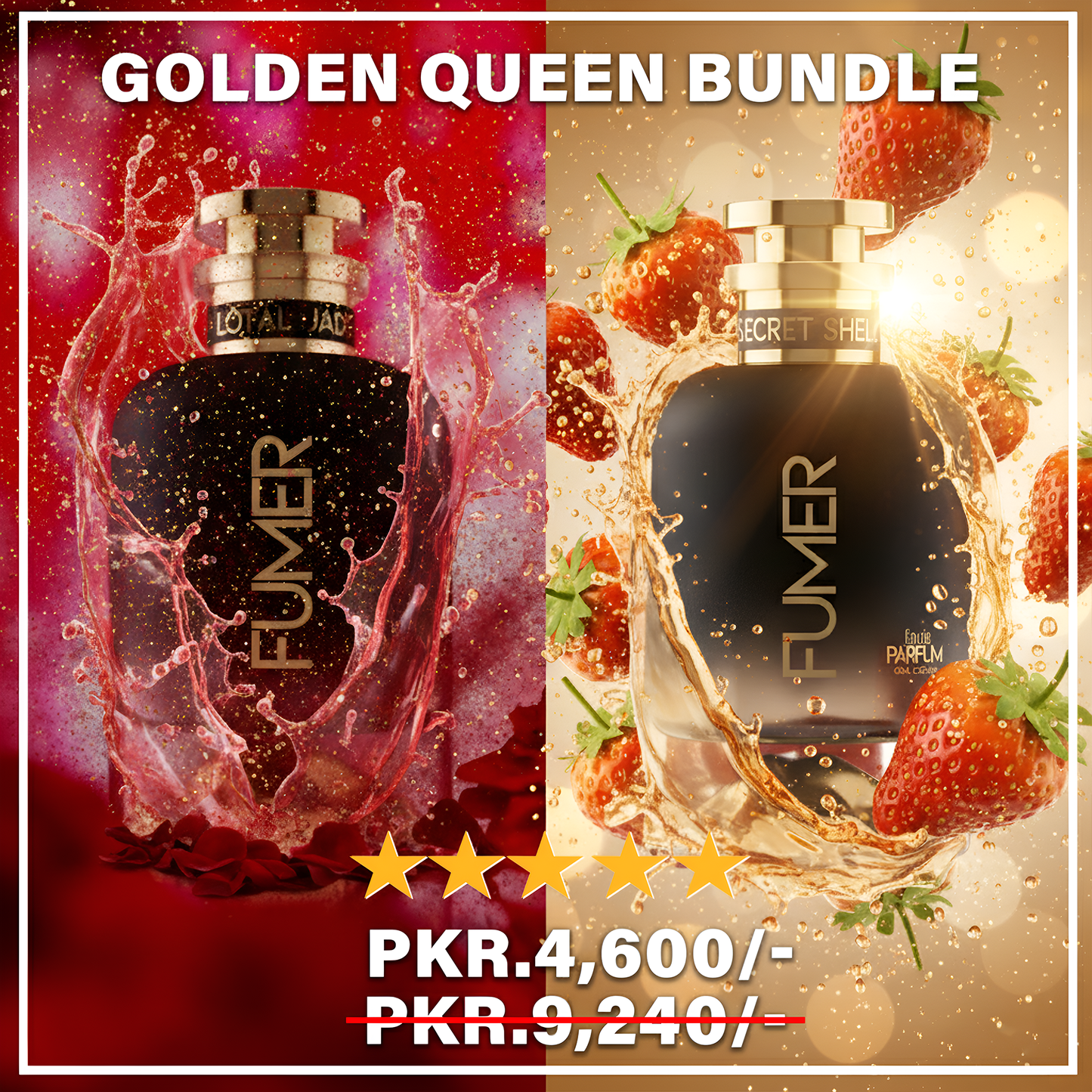 Golden Queens Bundle | Floral Jade + Secret Shell